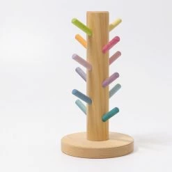 GRIMM'S - Sorting Helper Building Rings Pastel Toddler Toys