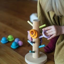 GRIMM'S - Sorting Helper Building Rings Pastel Toddler Toys