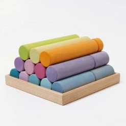 Building & Construction GRIMM'S - Large Building Rollers Pastel