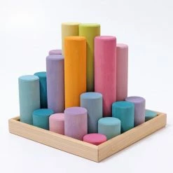 Building & Construction GRIMM'S - Large Building Rollers Pastel