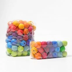 GRIMM's - 36 Large Wooden Beads Educational Resources