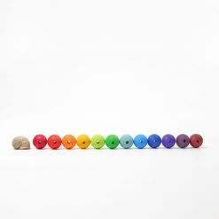 GRIMM's - 36 Large Wooden Beads Educational Resources