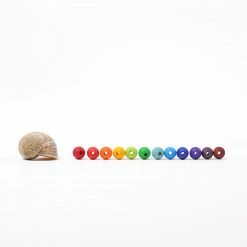 Educational Resources GRIMM'S - 120 Small Wooden Beads
