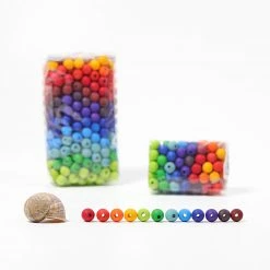 Educational Resources GRIMM'S - 480 Small Wooden Beads