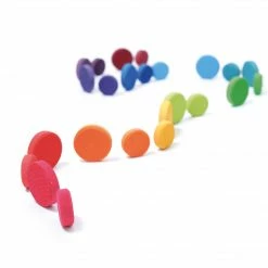 GRIMM'S - Wooden Rainbow Coins Building & Construction