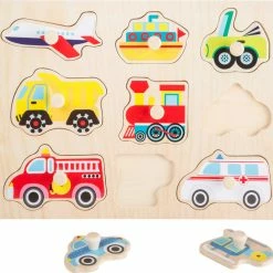 Toddler Toys Small Foot - Puzzle "Vehicles"