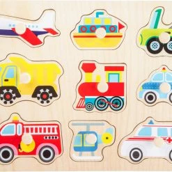 Toddler Toys Small Foot - Puzzle "Vehicles"