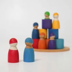 GRIMM'S - Seven Friends In Bowls Toddler Toys