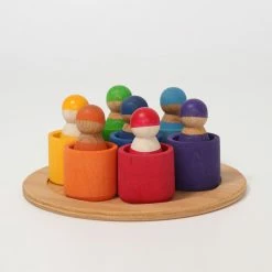 GRIMM'S - Seven Friends In Bowls Toddler Toys