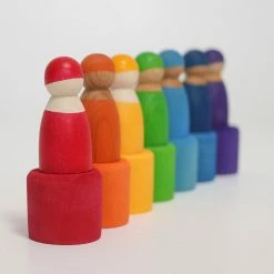 GRIMM'S - Seven Friends In Bowls Toddler Toys