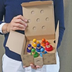 GRIMM'S - Seven Friends In Bowls Toddler Toys