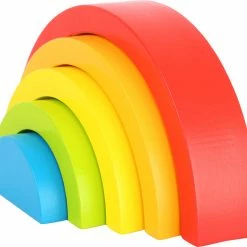 Small Foot - Wooden Building Blocks Rainbow