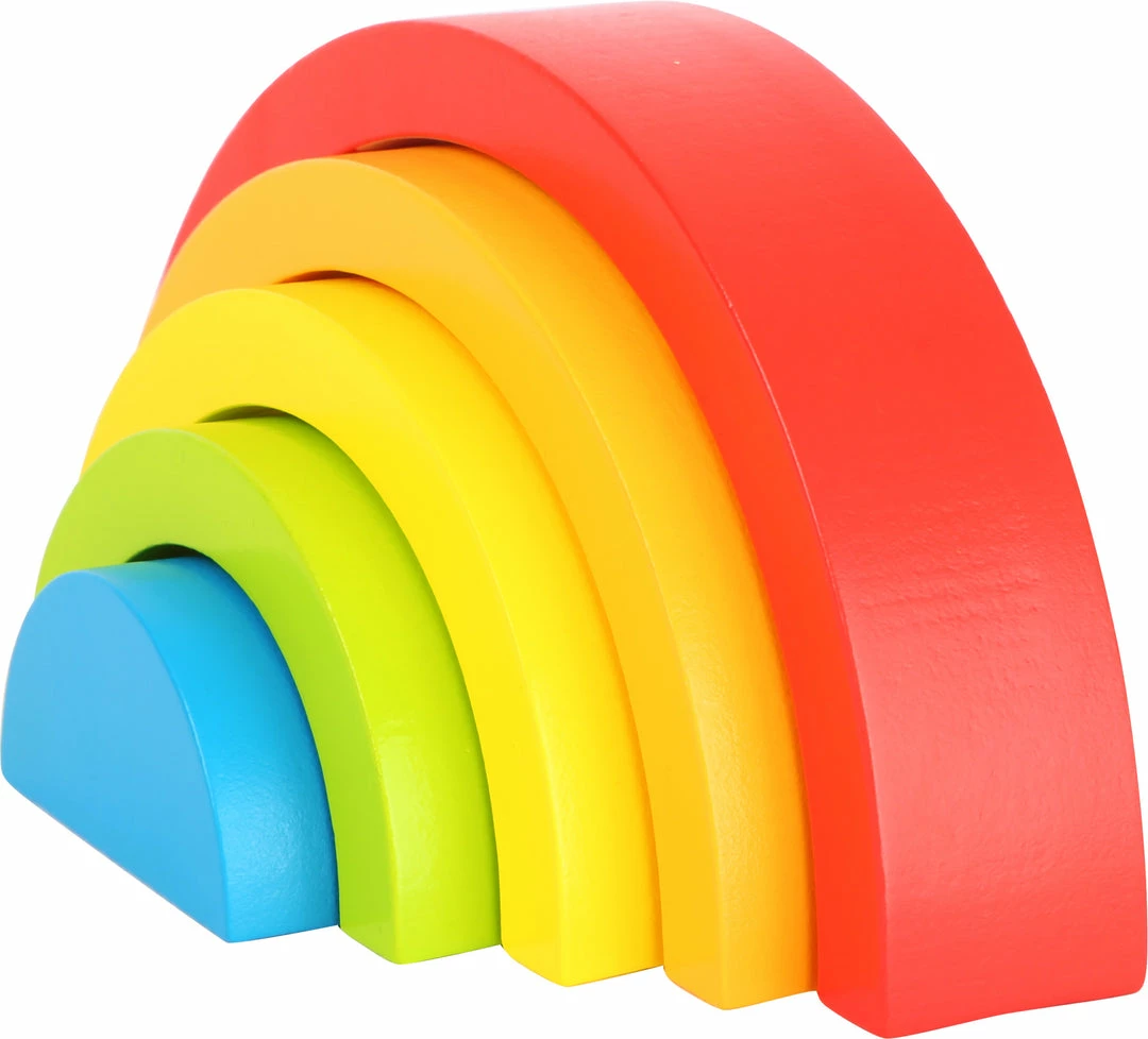 Small Foot - Wooden Building Blocks Rainbow