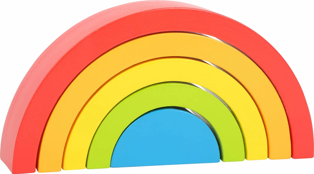 Small Foot - Wooden Building Blocks Rainbow