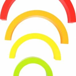 Small Foot - Wooden Building Blocks Rainbow