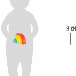 Small Foot - Wooden Building Blocks Rainbow