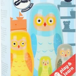 Toddler Toys Small Foot - Owl Family Matryoshka