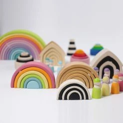 GRIMM'S - Large Rainbow Pastel Toddler Toys