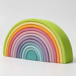 GRIMM'S - Large Rainbow Pastel Toddler Toys