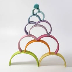 GRIMM'S - Large Rainbow Pastel Toddler Toys