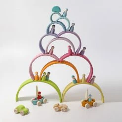 GRIMM'S - Large Rainbow Pastel Toddler Toys
