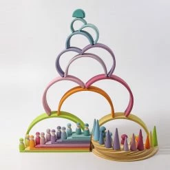 GRIMM'S - Large Rainbow Pastel Toddler Toys