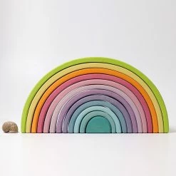GRIMM'S - Large Rainbow Pastel Toddler Toys