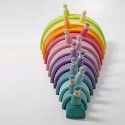 GRIMM'S - Large Rainbow Pastel Toddler Toys
