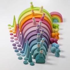 GRIMM'S - Large Rainbow Pastel Toddler Toys
