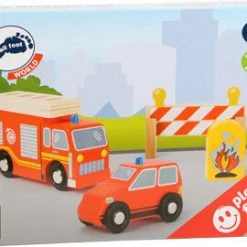 Small Foot - Fire Brigade Set Miniature Play Worlds