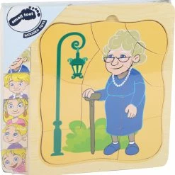 Games & Puzzles Small Foot - Layer Puzzle Grandma's Life