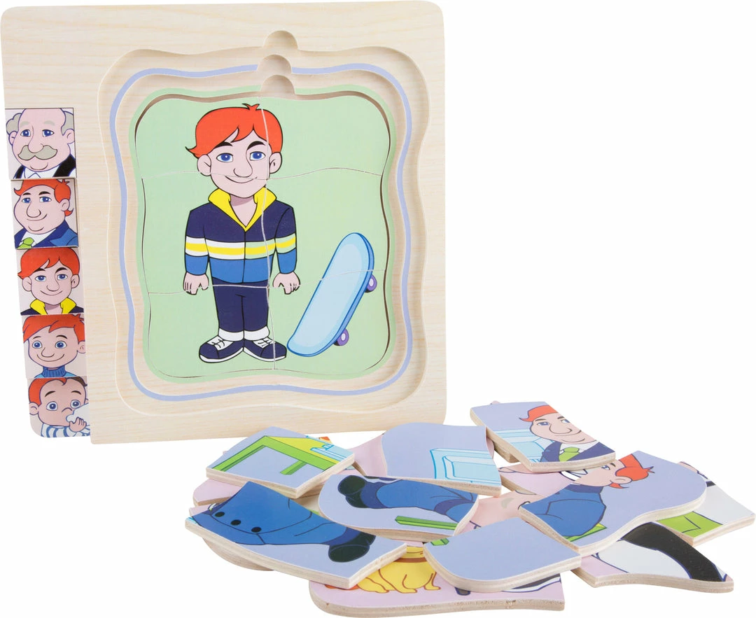 Small Foot - Layer Puzzle Grandpa's Life