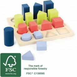 Small Foot - Geometry Shape-fitting Puzzle "Educate" Educational Resources