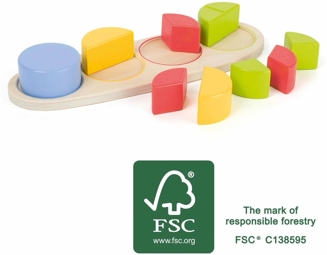 Small Foot - Fraction Circles Learning Game "Educate" Educational Resources