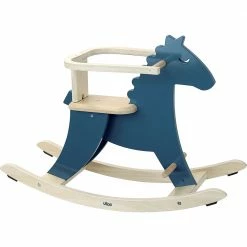 VILAC - Dark Blue Rocking Horse Toddler Toys