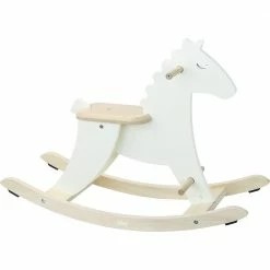 Vilac - Ivory White Rocking Horse Toddler Toys