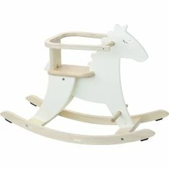 Vilac - Ivory White Rocking Horse Toddler Toys