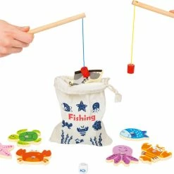 Toddler Toys Small Foot - Catching Fish Travel Game