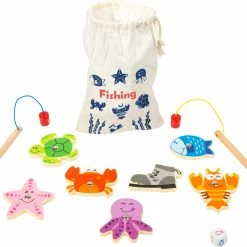 Toddler Toys Small Foot - Catching Fish Travel Game