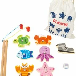 Toddler Toys Small Foot - Catching Fish Travel Game