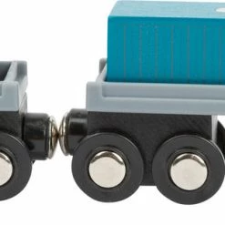 Small Foot - Container Terminal With Accessories Miniature Play Worlds