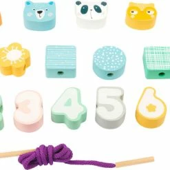 Small Foot - Pastel Threading Game Toddler Toys