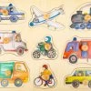 Toddler Toys Small Foot - City Vehicles Puzzle