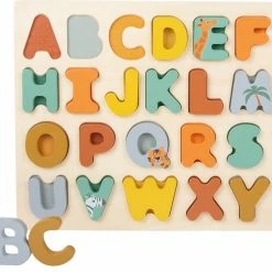 Toddler Toys Small Foot - ABCs Puzzle "Safari"