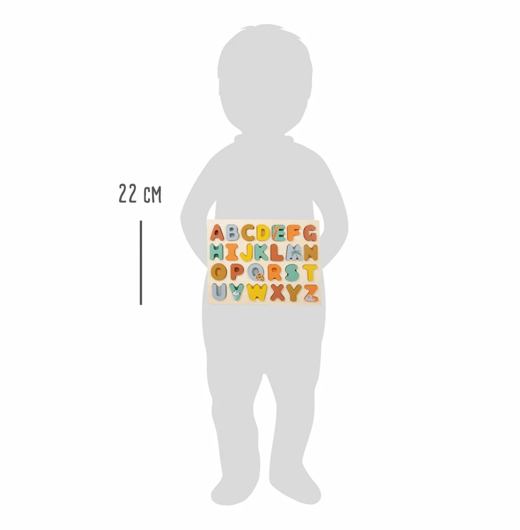 Toddler Toys Small Foot - ABCs Puzzle "Safari"