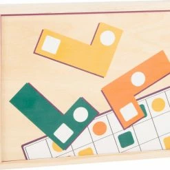 Small Foot - Geometric Shapes Wooden Learning Puzzle