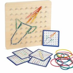 Educational Resources Small Foot - Geoboard Made Of Wood