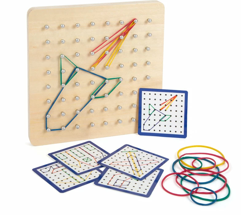 Educational Resources Small Foot - Geoboard Made Of Wood