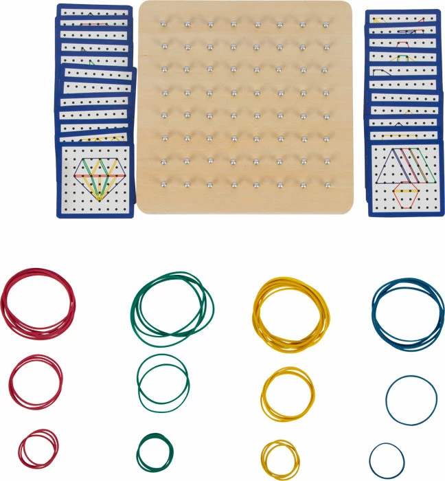 Educational Resources Small Foot - Geoboard Made Of Wood