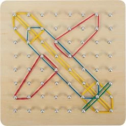 Educational Resources Small Foot - Geoboard Made Of Wood